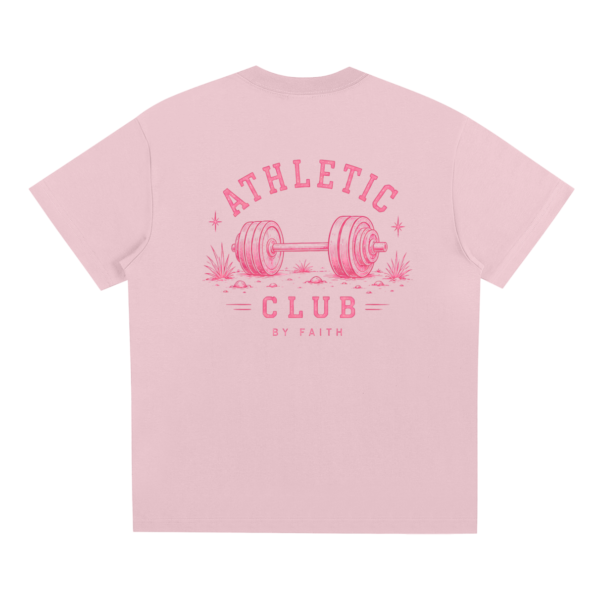By Faith Athletic Club Goes Western Heavy Lifter Tee