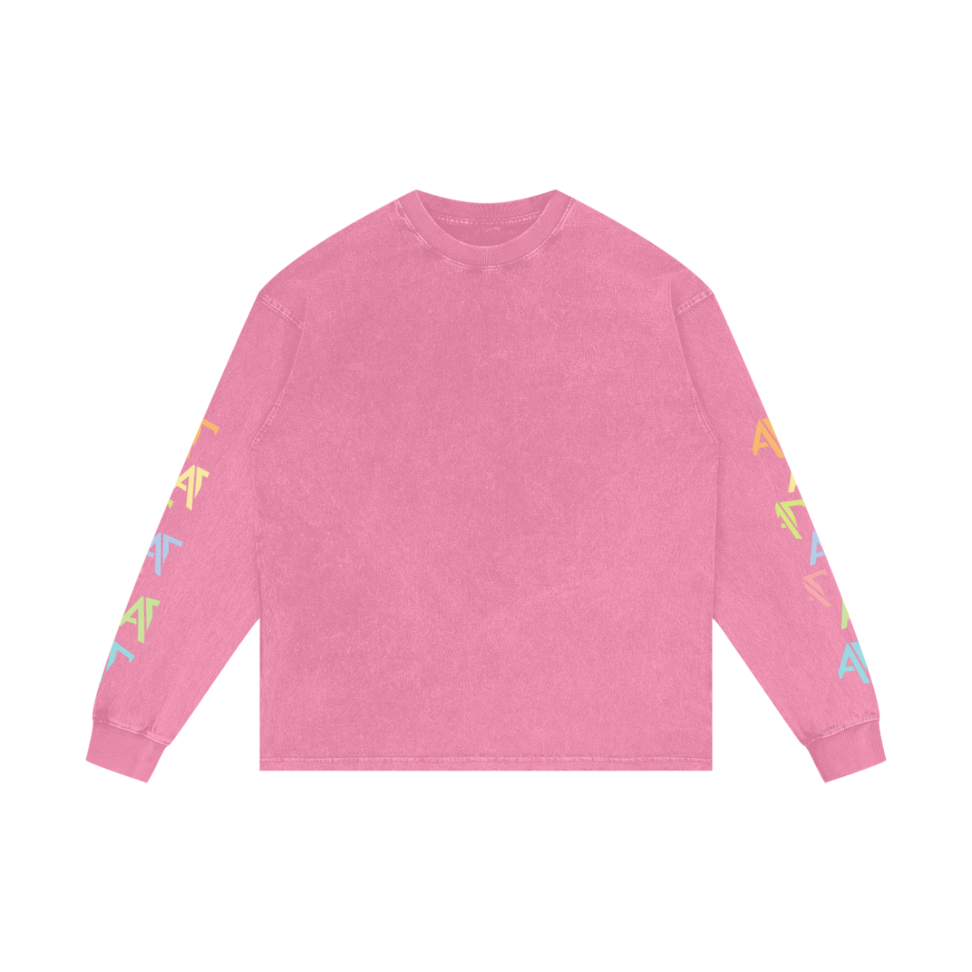 Acid Wash Oversize Long Sleeve T-Shirt