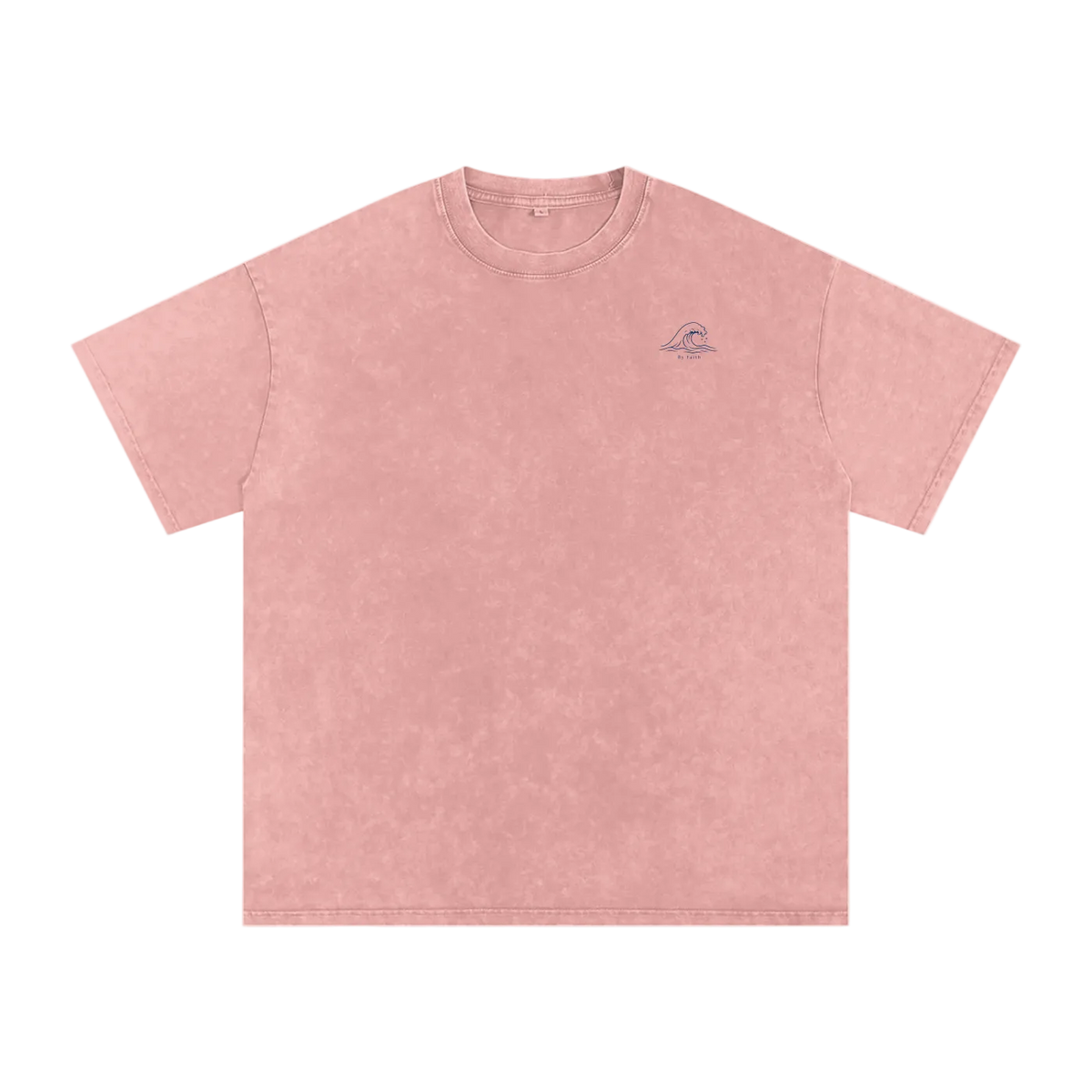 Sunset Snow Washed Oversized Cotton T-Shirt