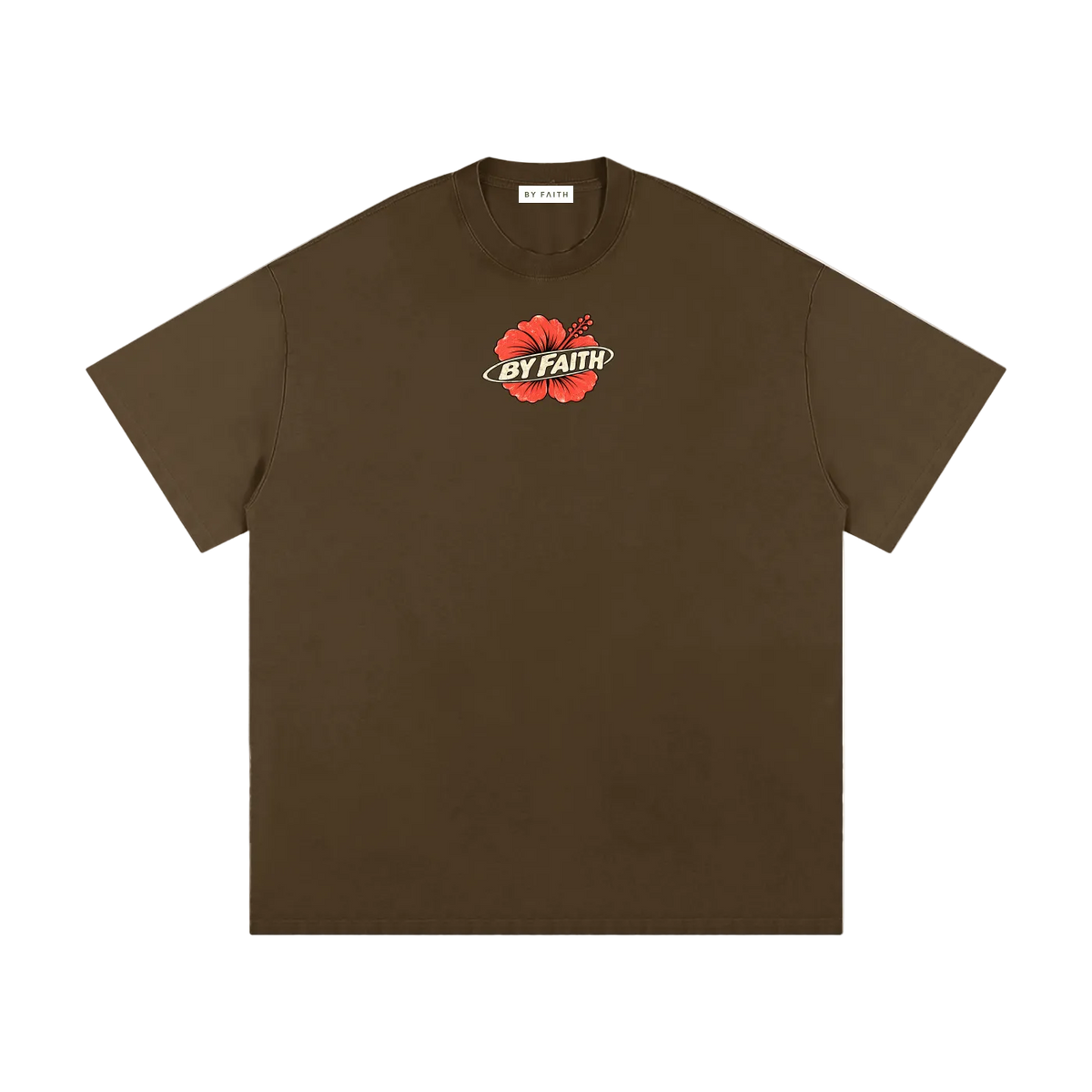 Retro Hibiscus Loose Tee