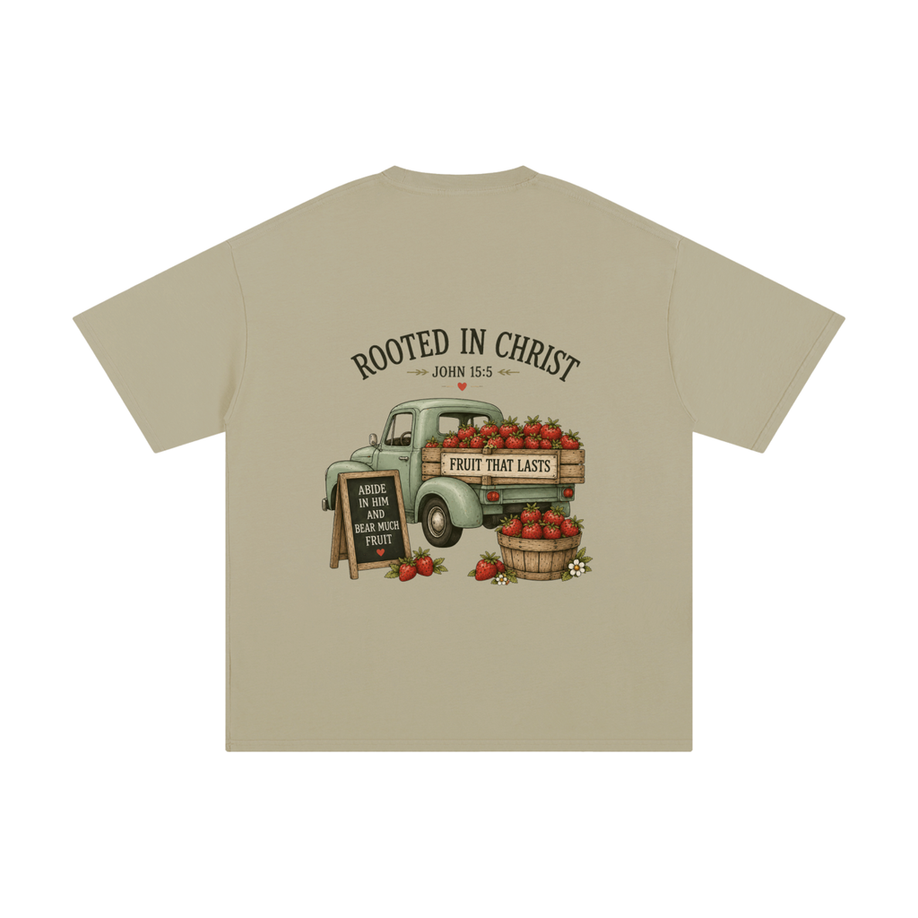 Rooted In Christ Pure Cotton T-Shirt