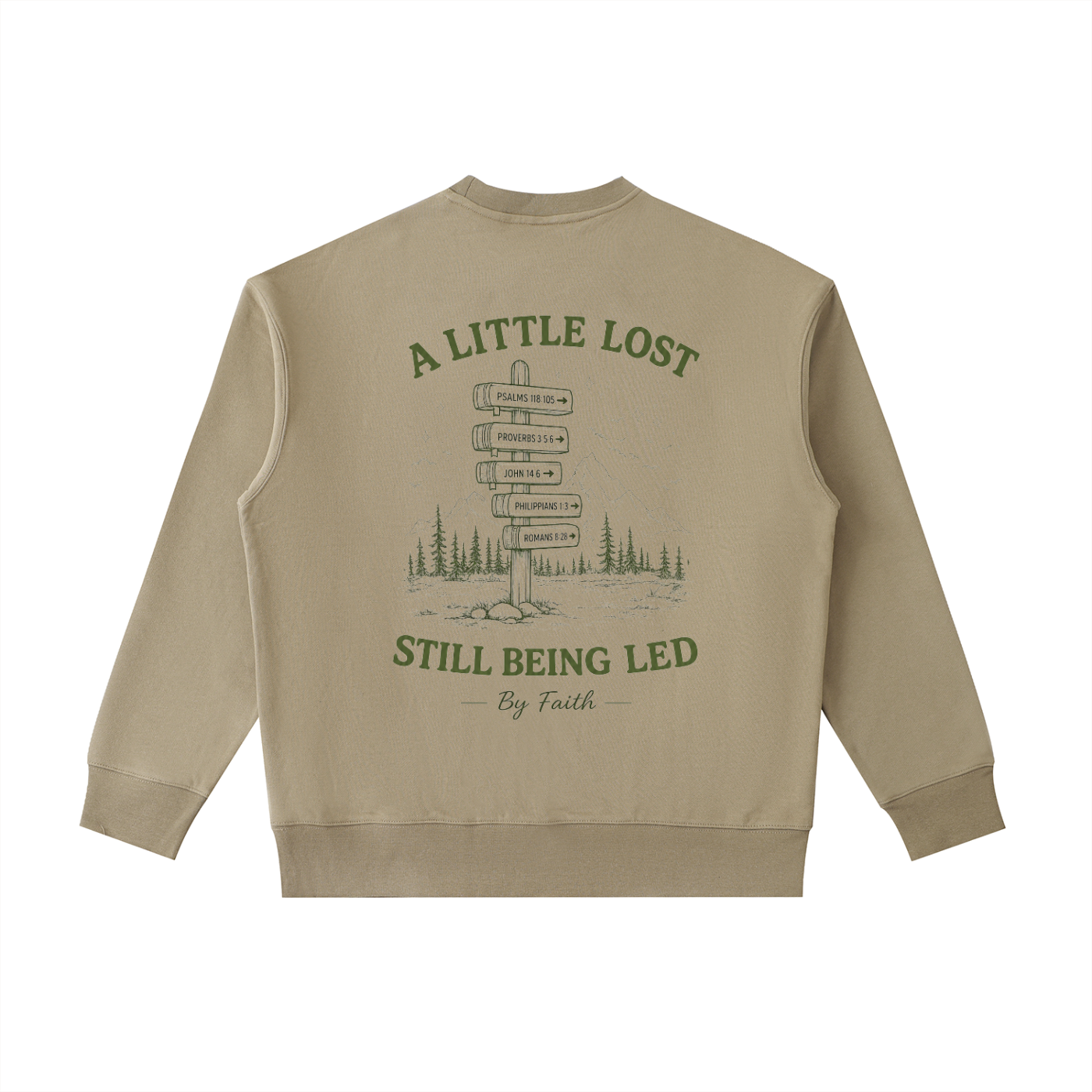 By Faith “A Little Lost” Pocket Crewneck Sweatshirt