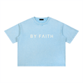 By Faith Mineral Wash Boxy Cotton T-Shirt