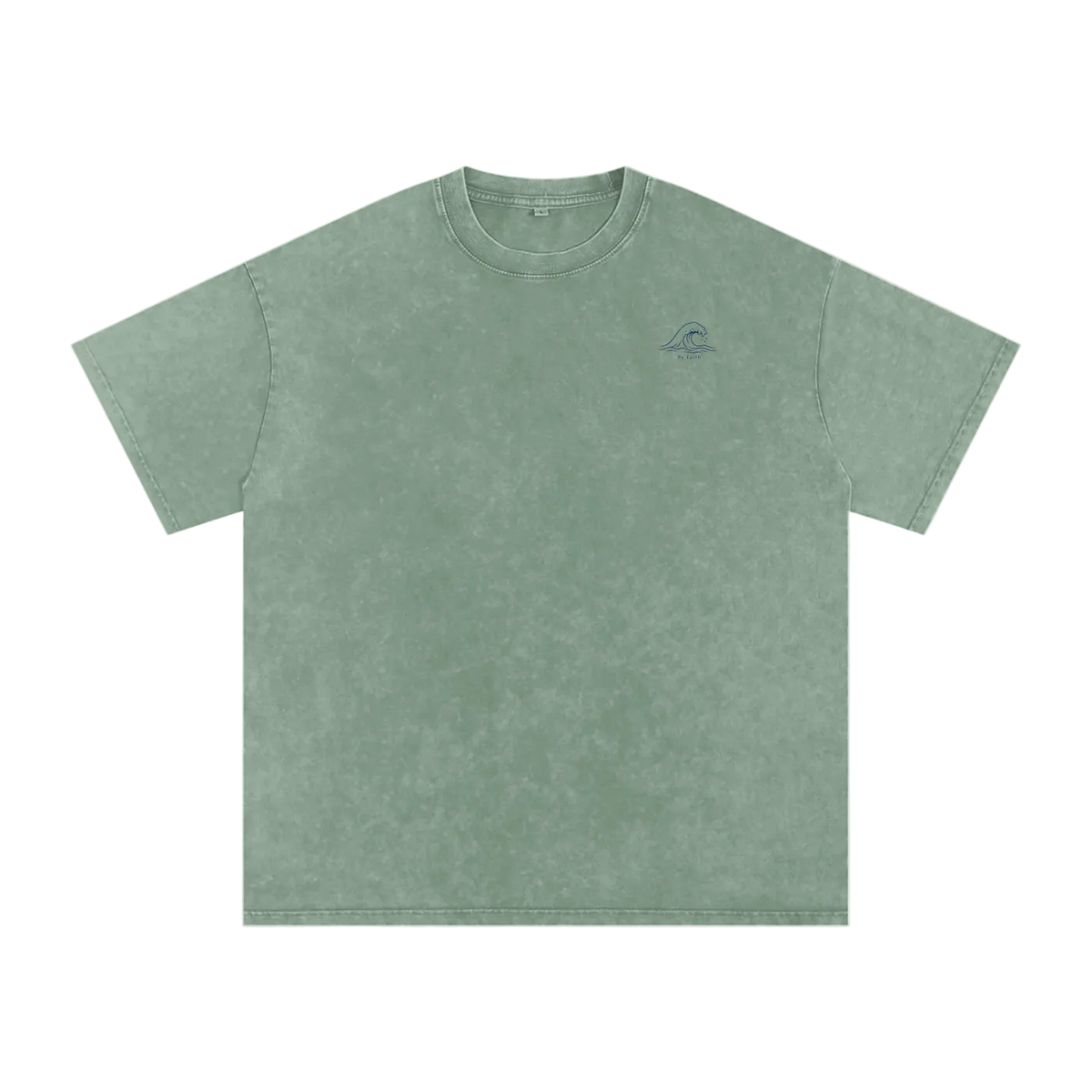 Sunset Snow Washed Oversized Cotton T-Shirt