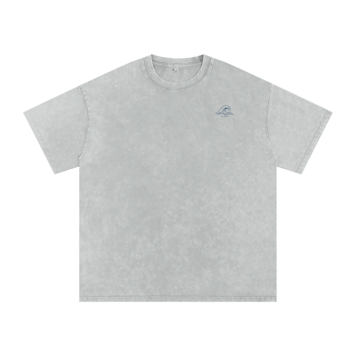 Sunset Snow Washed Oversized Cotton T-Shirt
