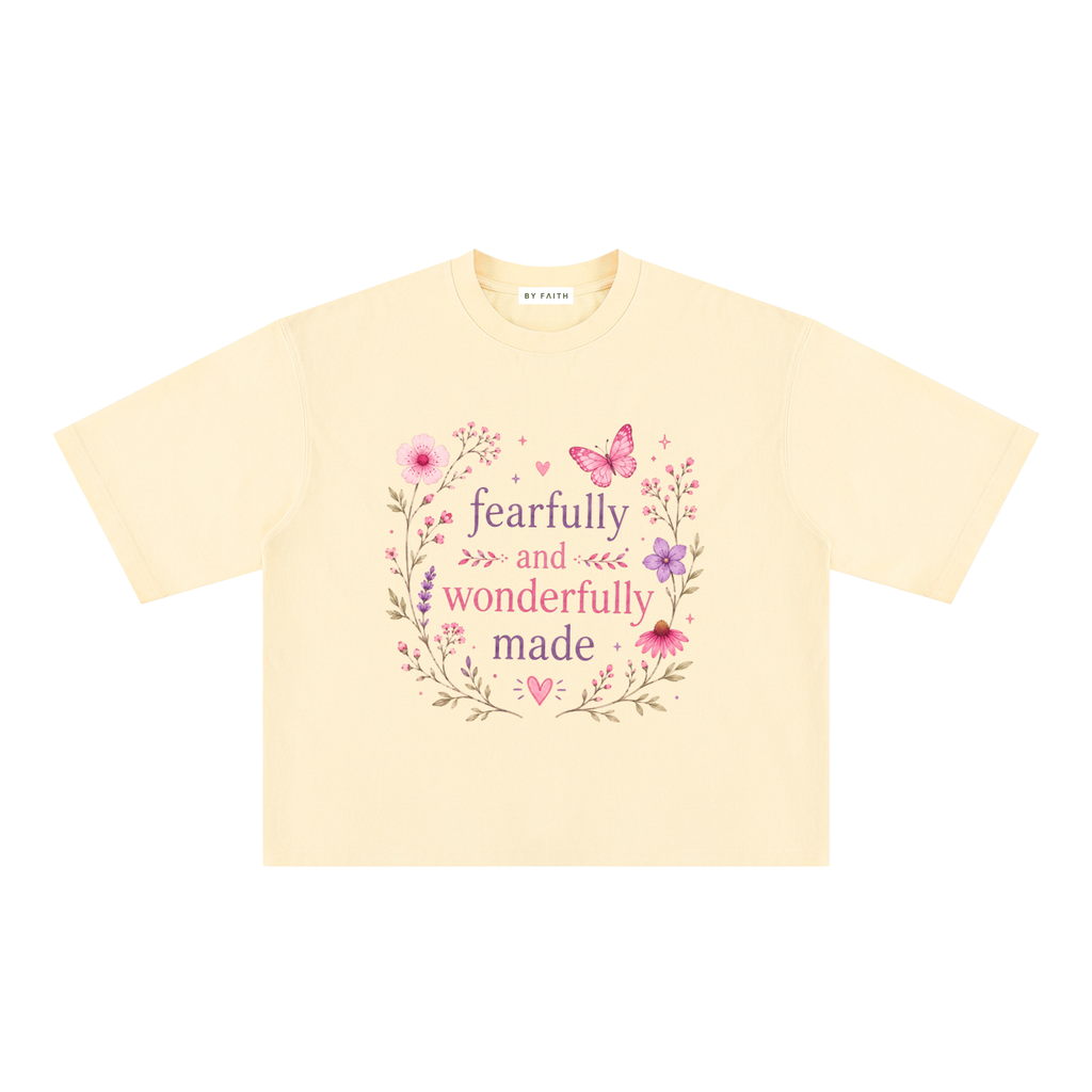 Psalm 139:14 Heavyweight Boxy T-Shirt