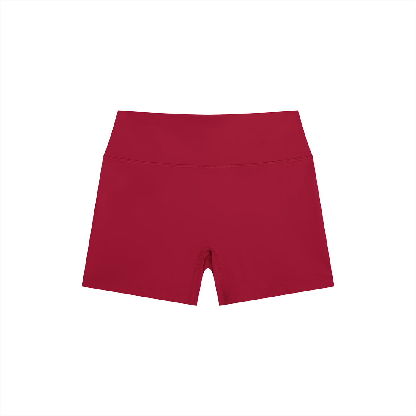 Athletic Club “Maroon” High Rise Yoga Shorts