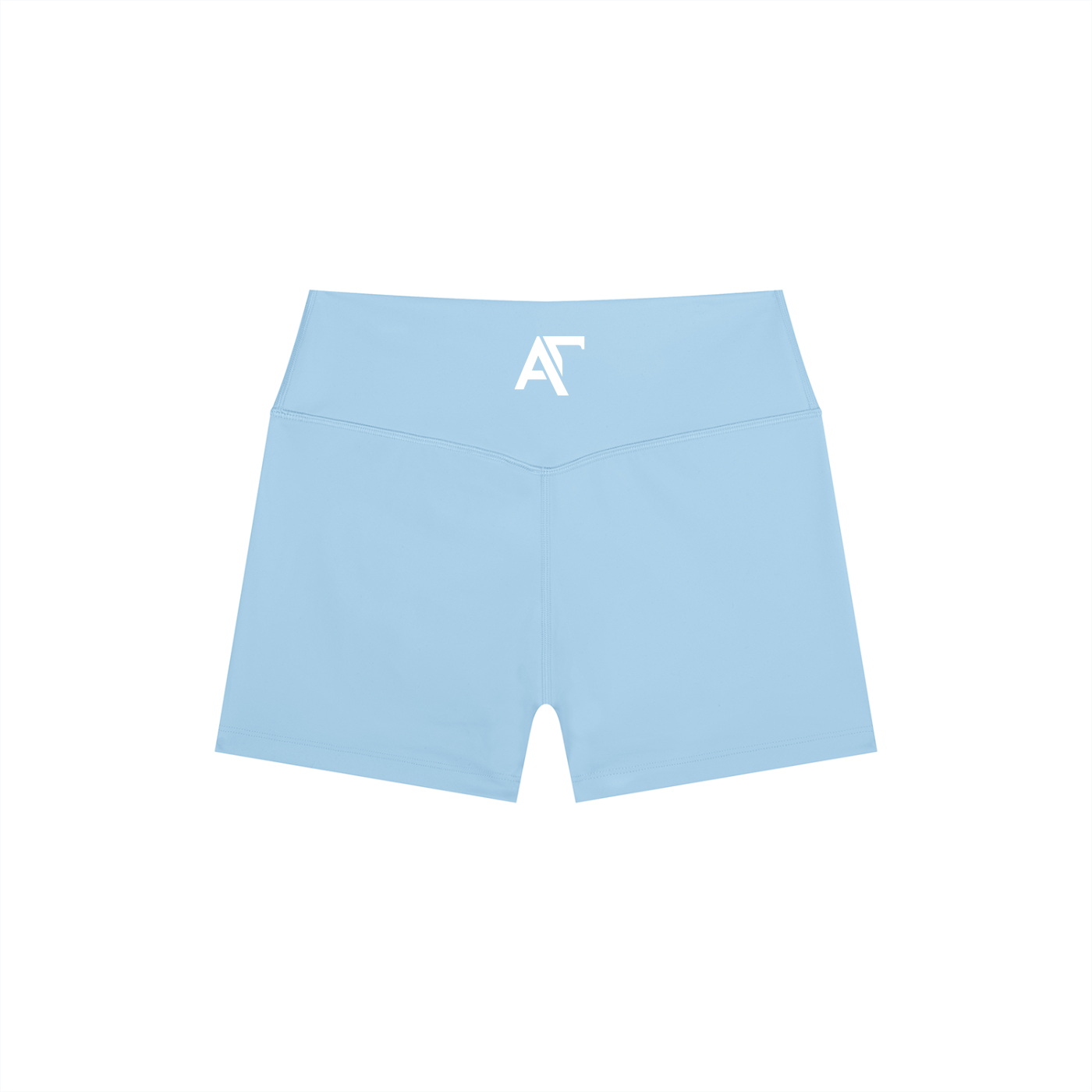 Athletic Club “Baby Blue” High Rise Yoga Shorts