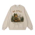 Peaceful Bear Oversized Sweatshirt