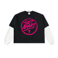 Set Apart Pink Layered Contrast T-Shirt
