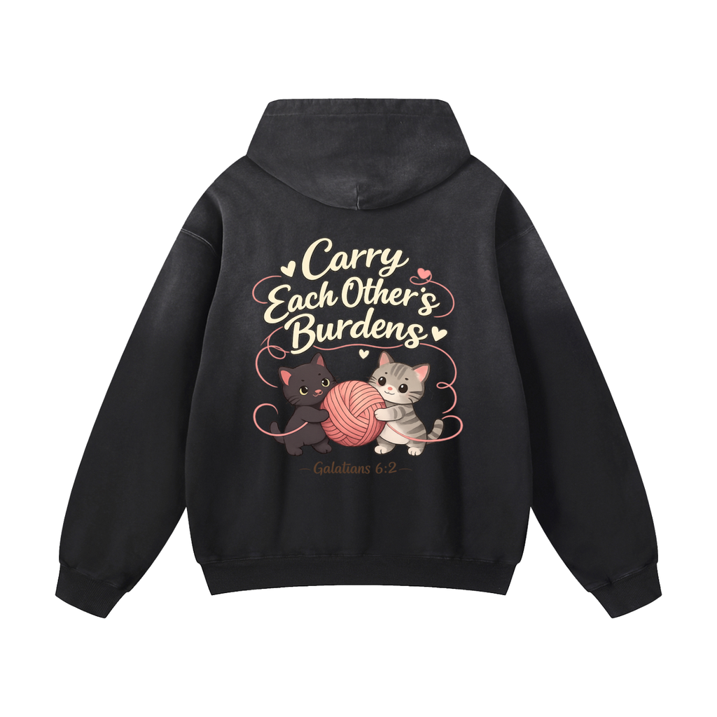 By Faith Carry Each Other Oversized Hoodie