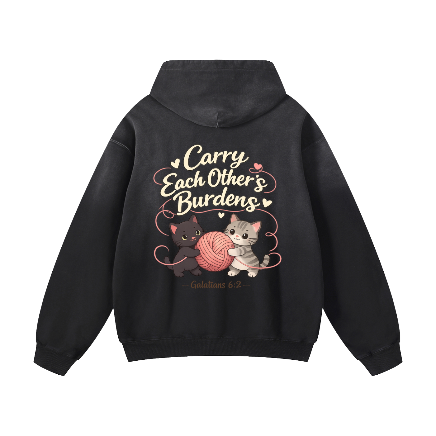 By Faith Carry Each Other Oversized Hoodie