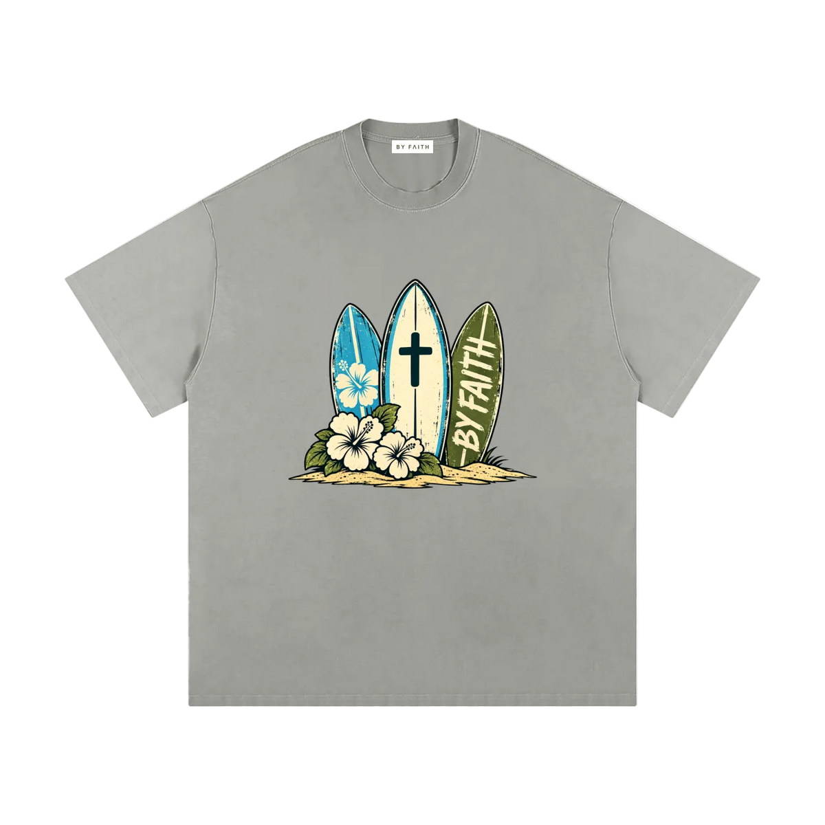 Retro Surfboard Loose Tee