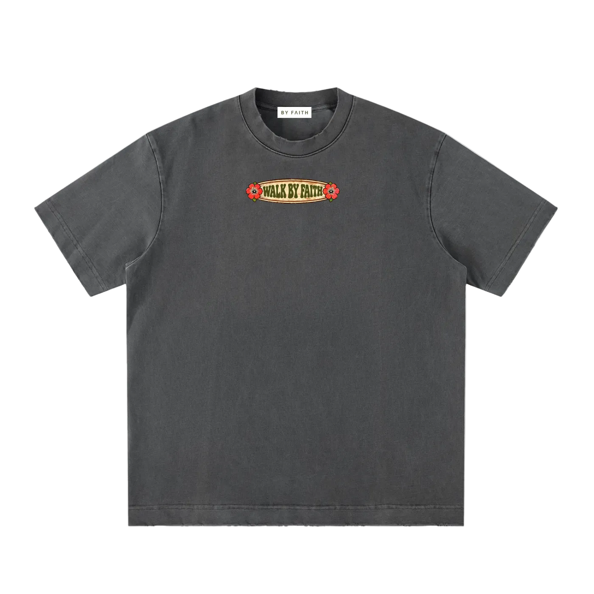 Retro Hibiscus Sign Tee