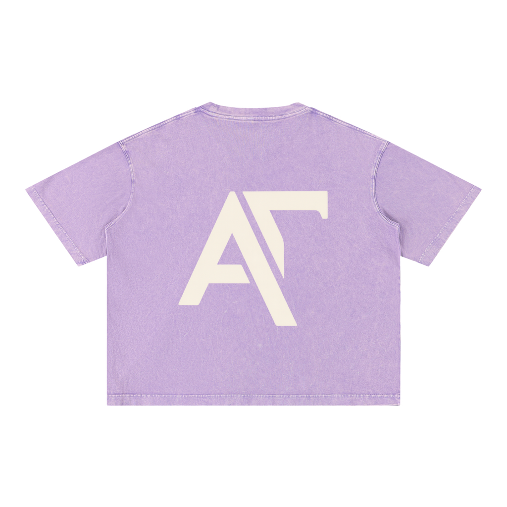 By Faith Mineral Wash Boxy Cotton T-Shirt