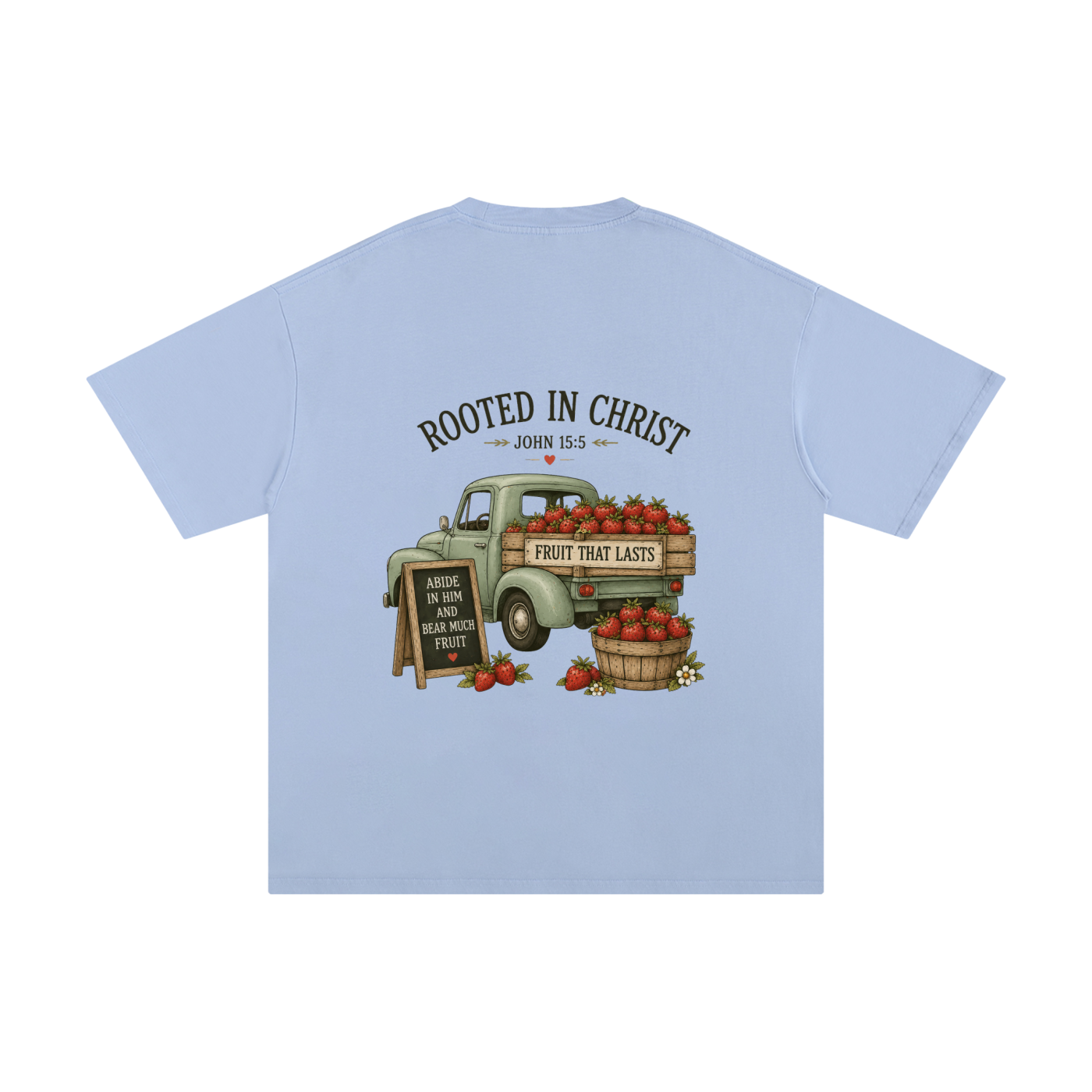 Rooted In Christ Pure Cotton T-Shirt