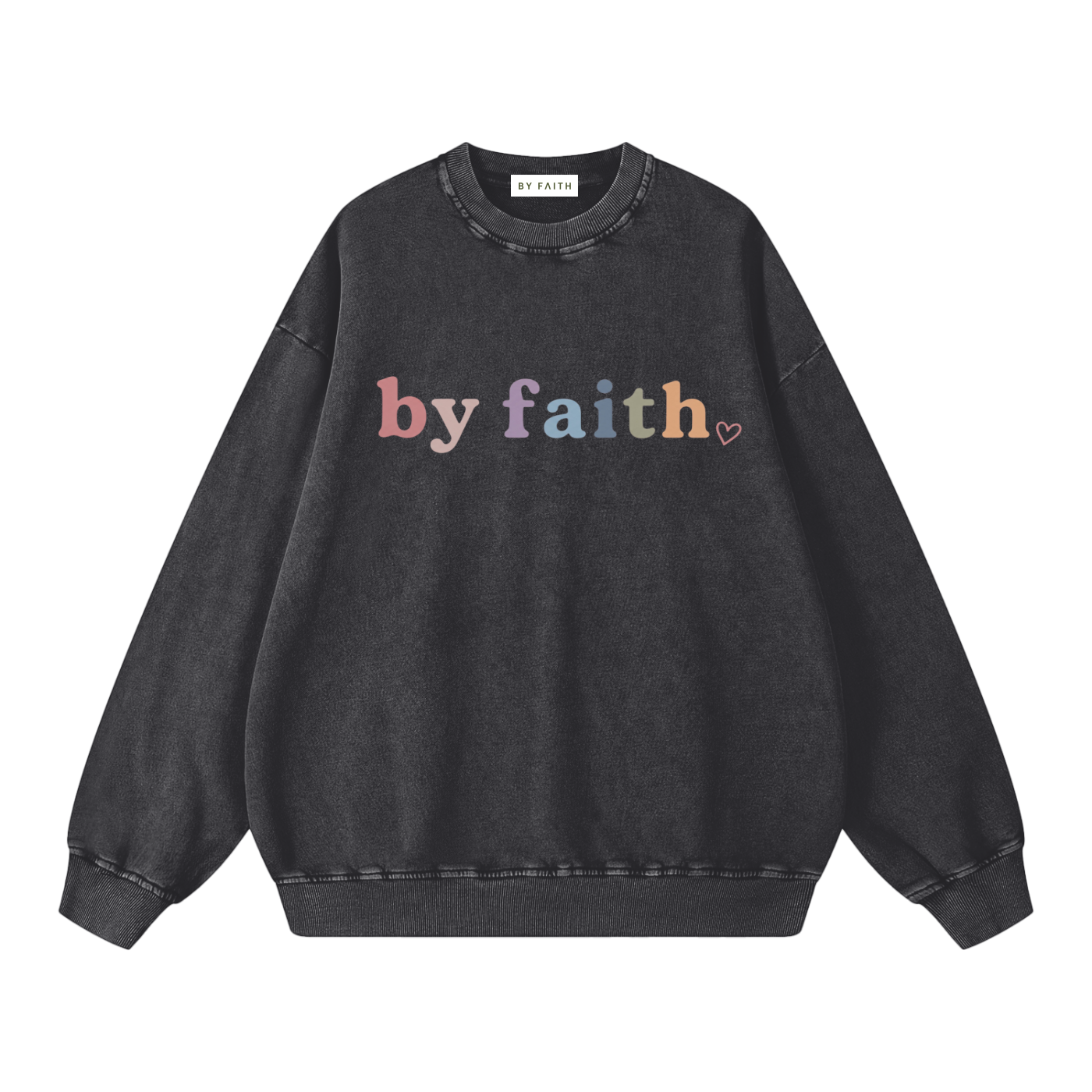 By Faith Basic Oversized Sweatshirt
