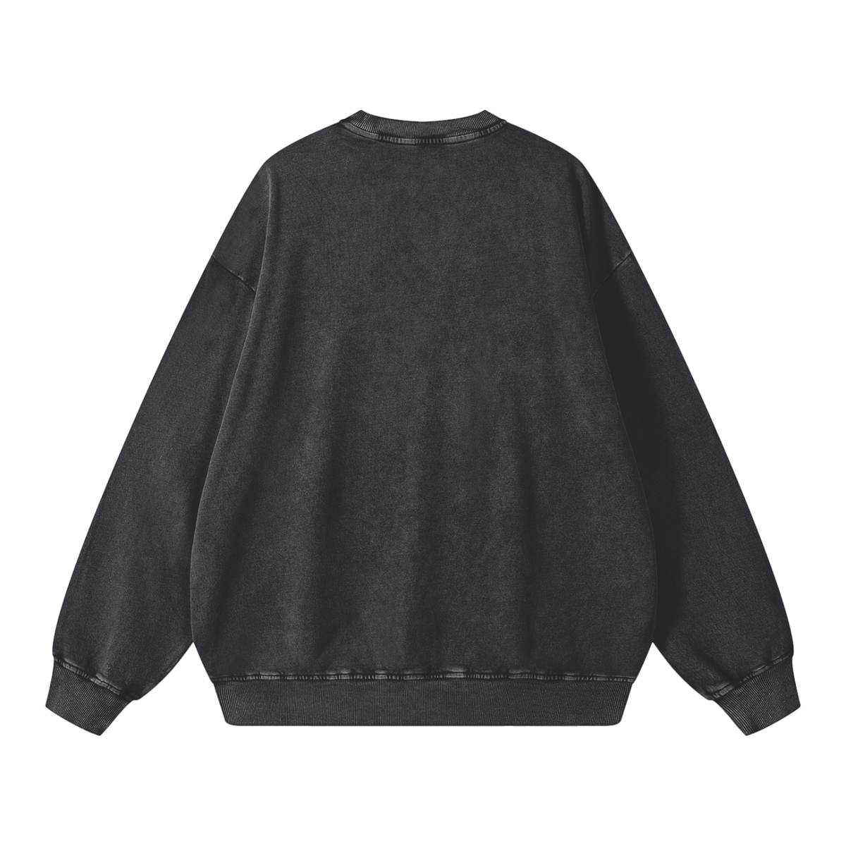 Embroidered Jesus Loves You Oversized Sweatshirt