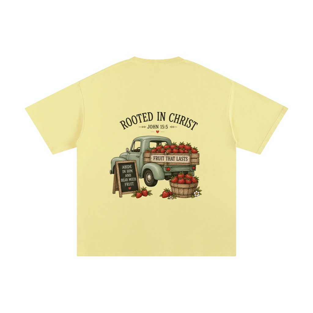 Rooted In Christ Pure Cotton T-Shirt