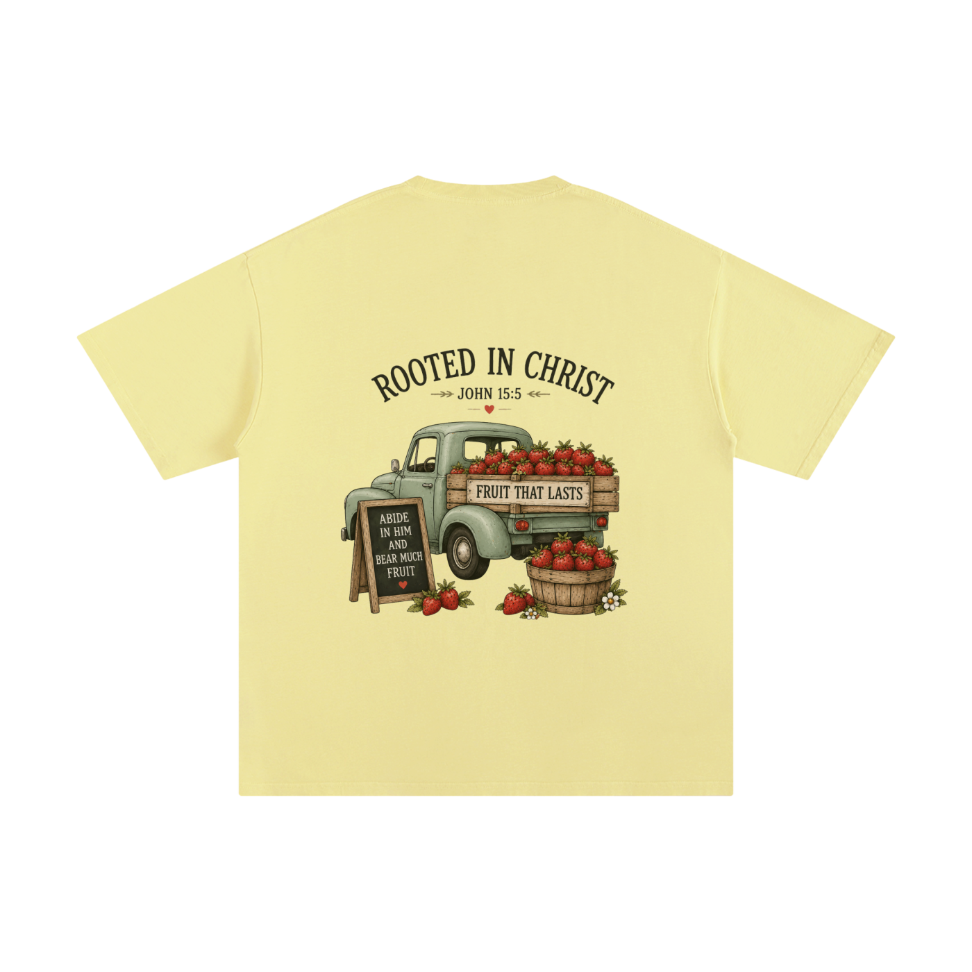 Rooted In Christ Pure Cotton T-Shirt