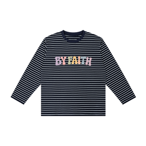 Navy Blue with White