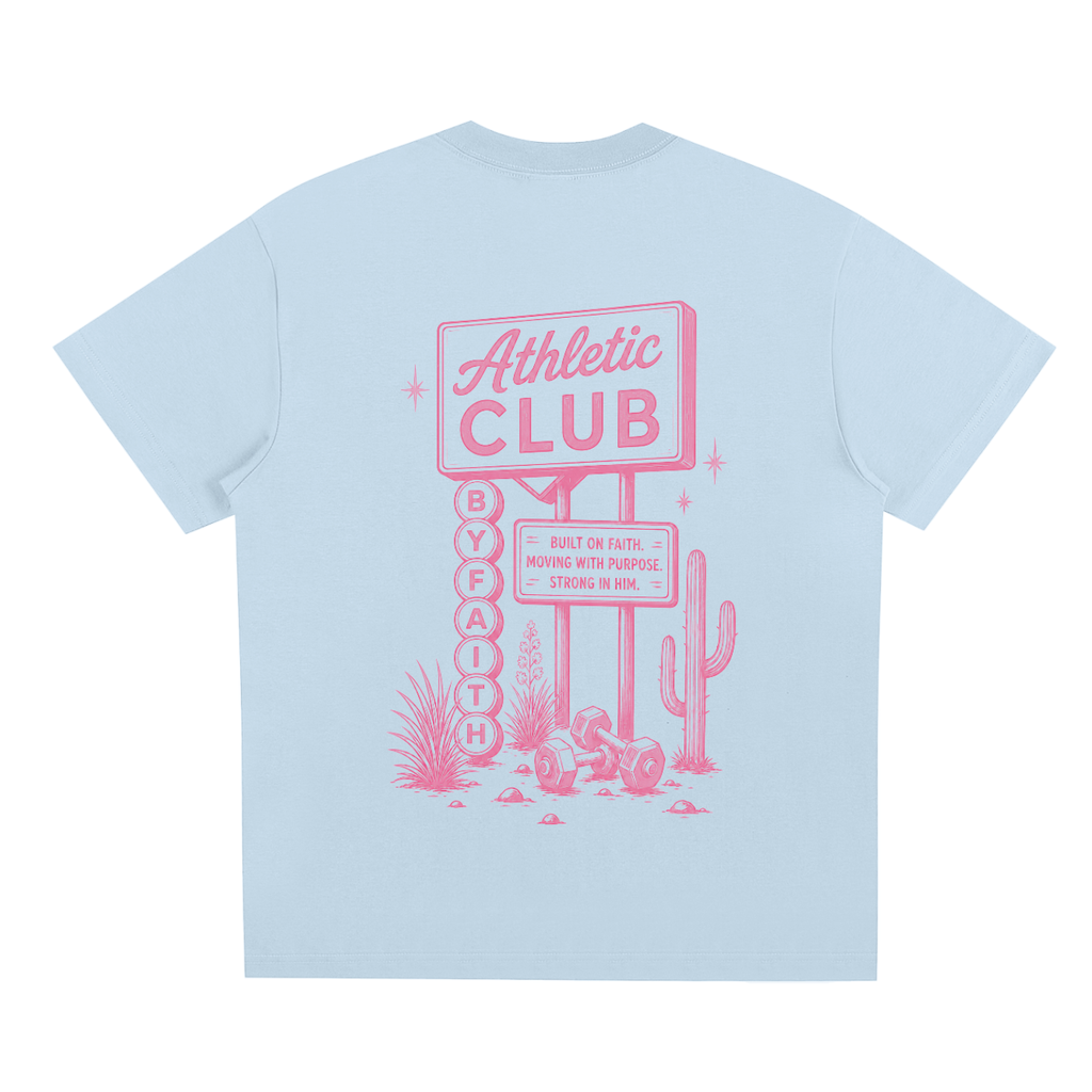 By Faith Athletic Club Goes Western Welcome Sign Tee