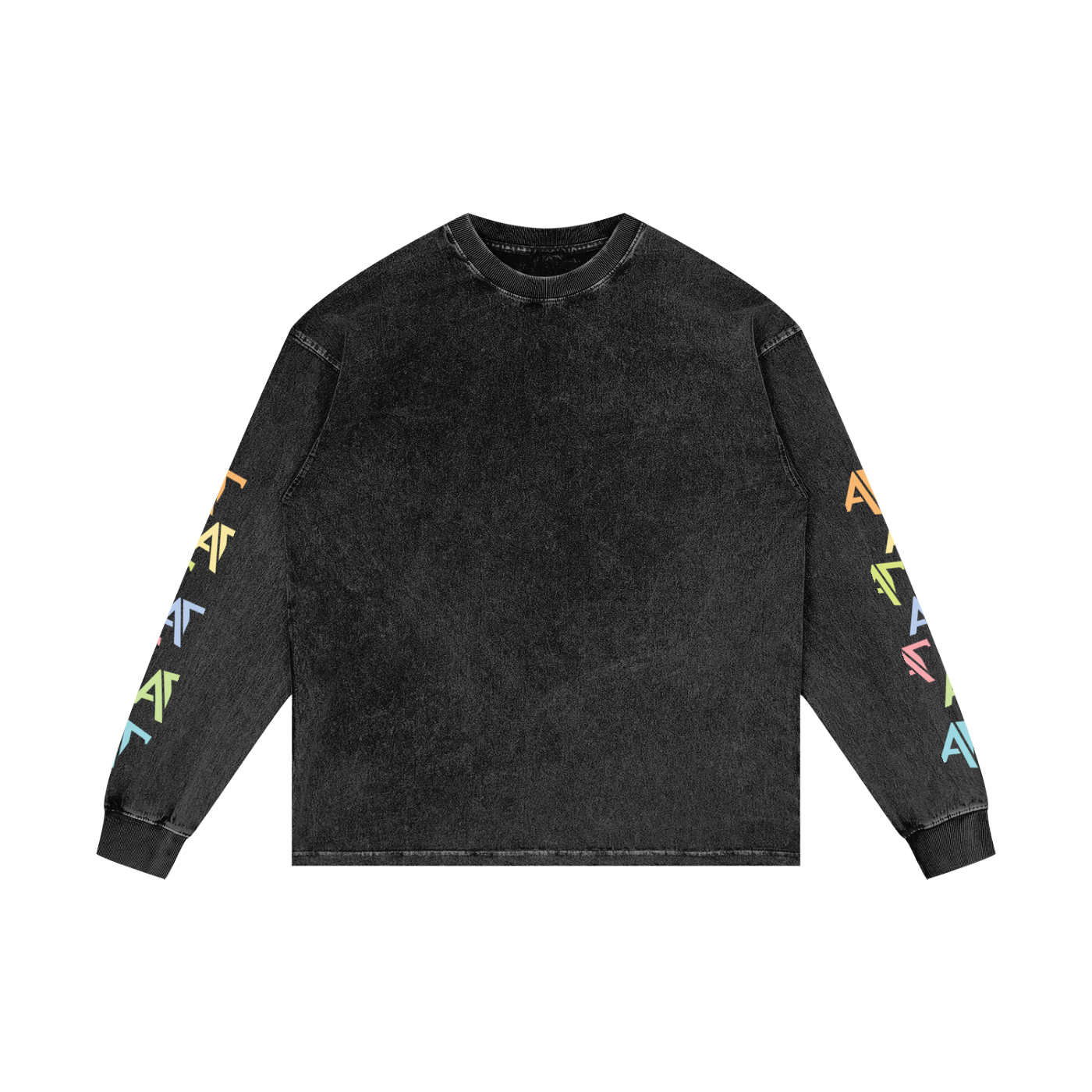 Acid Wash Oversize Long Sleeve T-Shirt