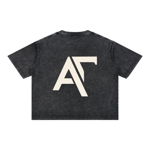 By Faith Mineral Wash Boxy Cotton T-Shirt