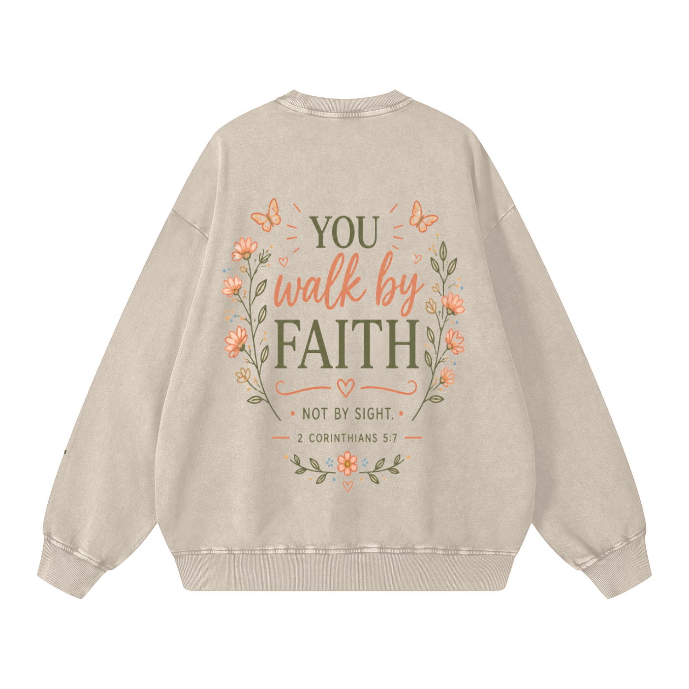 Walk By Faith Oversized Sweatshirt