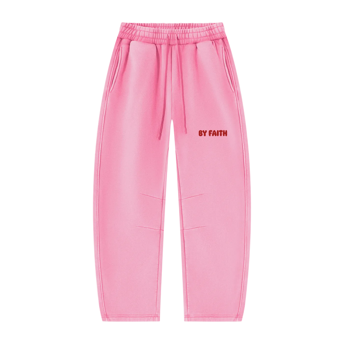 Athletic Club “Love” Barrel Leg Sweatpants