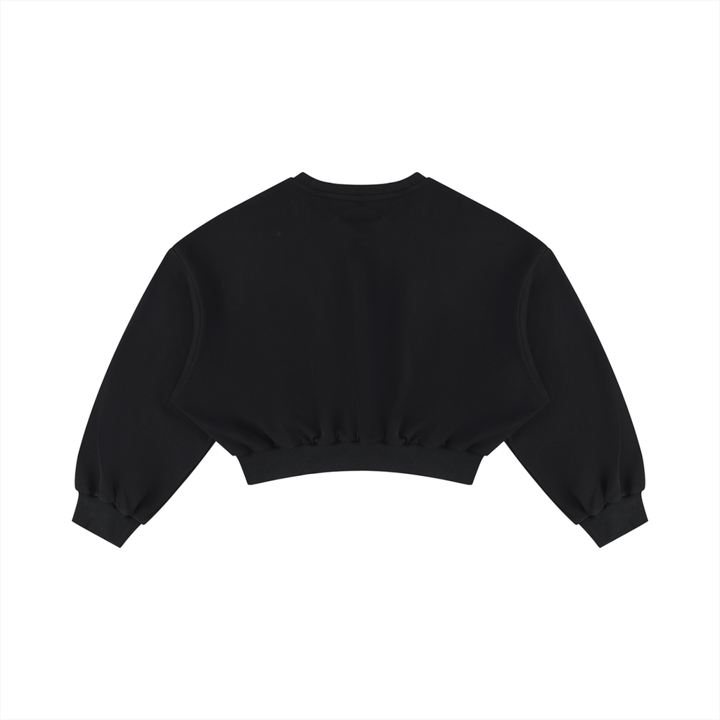 Athletic Club “Maroon” Cropped Crewneck Sweatshirt