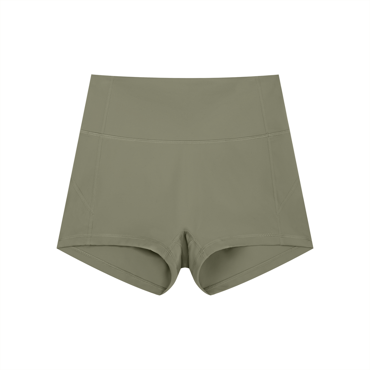 Athletic Club “Olive” Cropped high waist yoga shorts