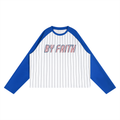 By Faith Retro Raglan Sleeve T-Shirt