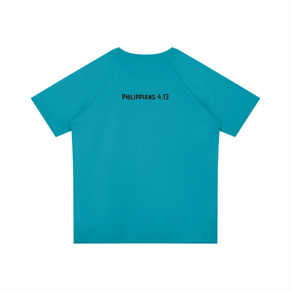 Philippians 4:13 Raglan Sleeve Performance T-Shirt