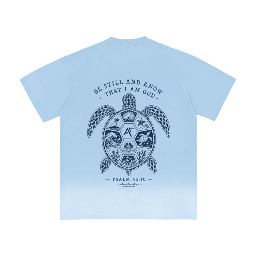Be Still Turtle Sunfade Vintage Washed T-Shirt