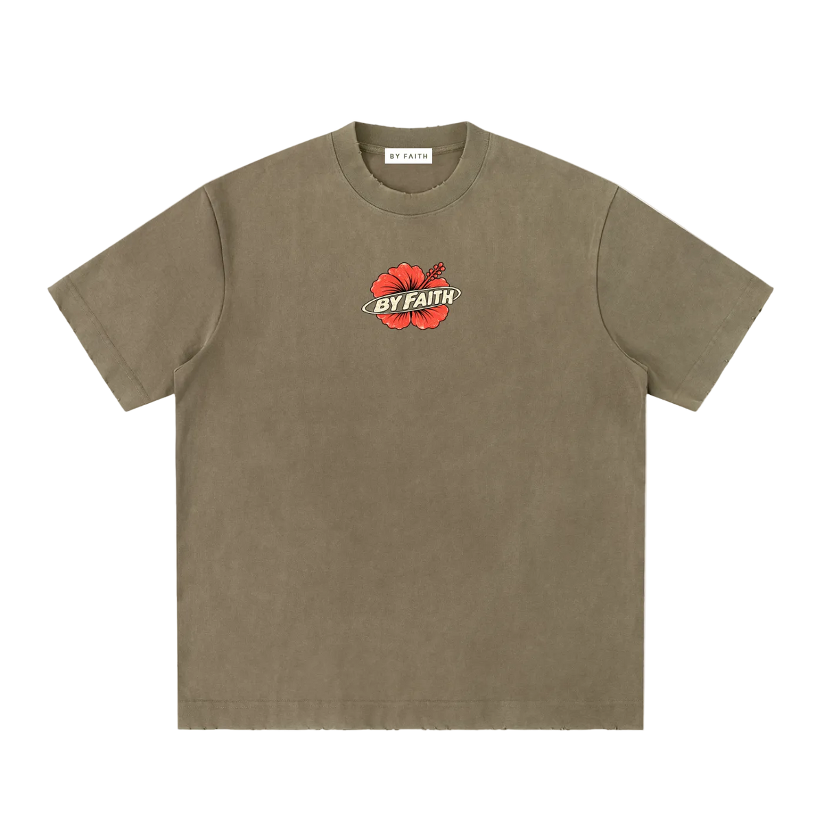 Retro Hibiscus Tee