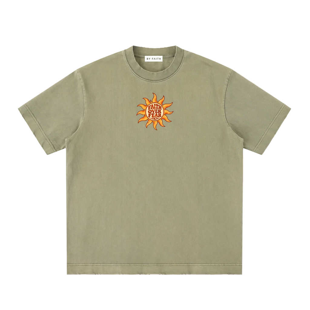 Retro “Faith Over Fear” Tee