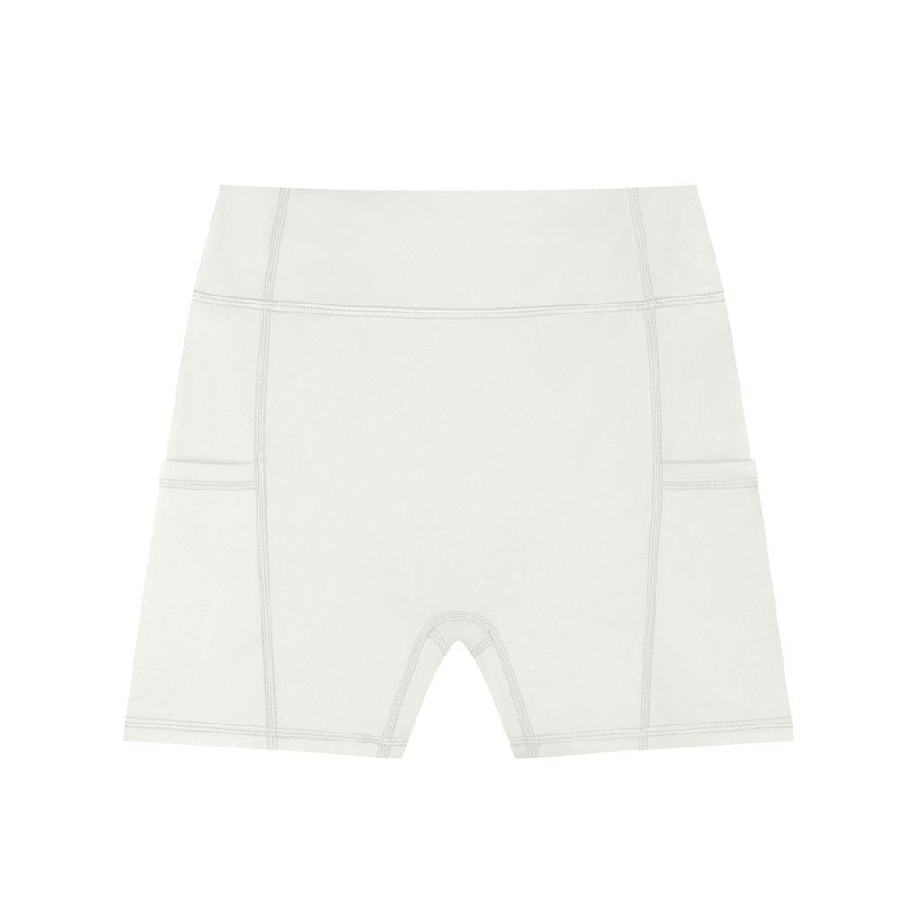High-Waisted Pocket Biker Shorts