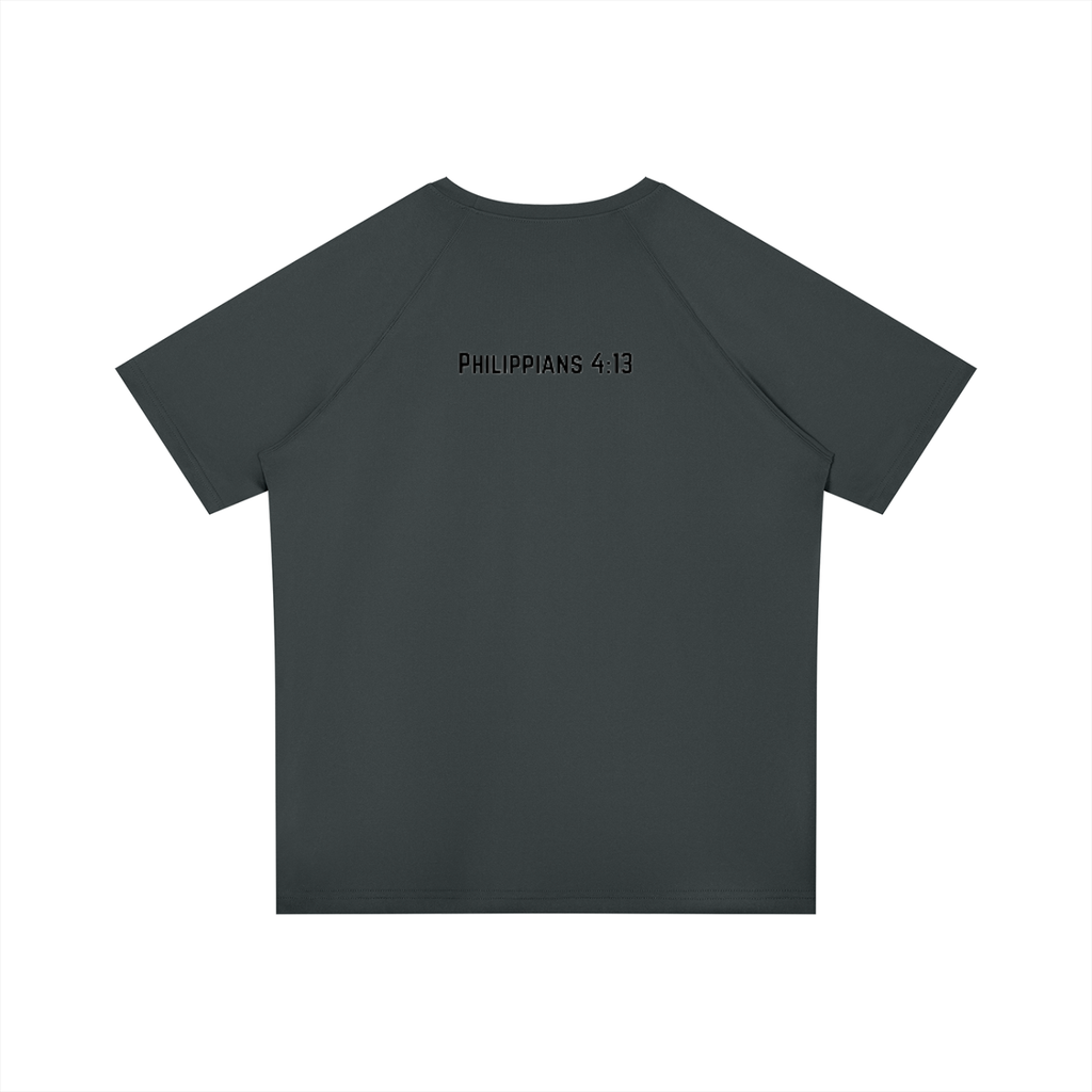 Philippians 4:13 Raglan Sleeve Performance T-Shirt