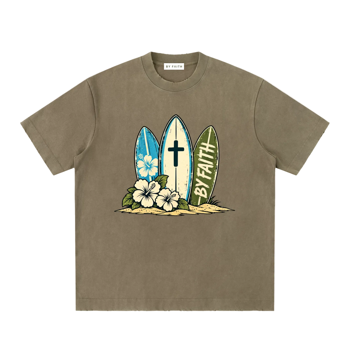 Retro Surfboard Tee