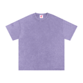 By Faith Basics Snow Washed Pink Oversized Cotton T-Shirt