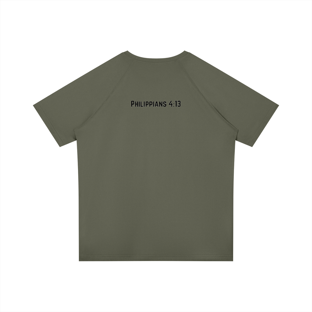Philippians 4:13 Raglan Sleeve Performance T-Shirt