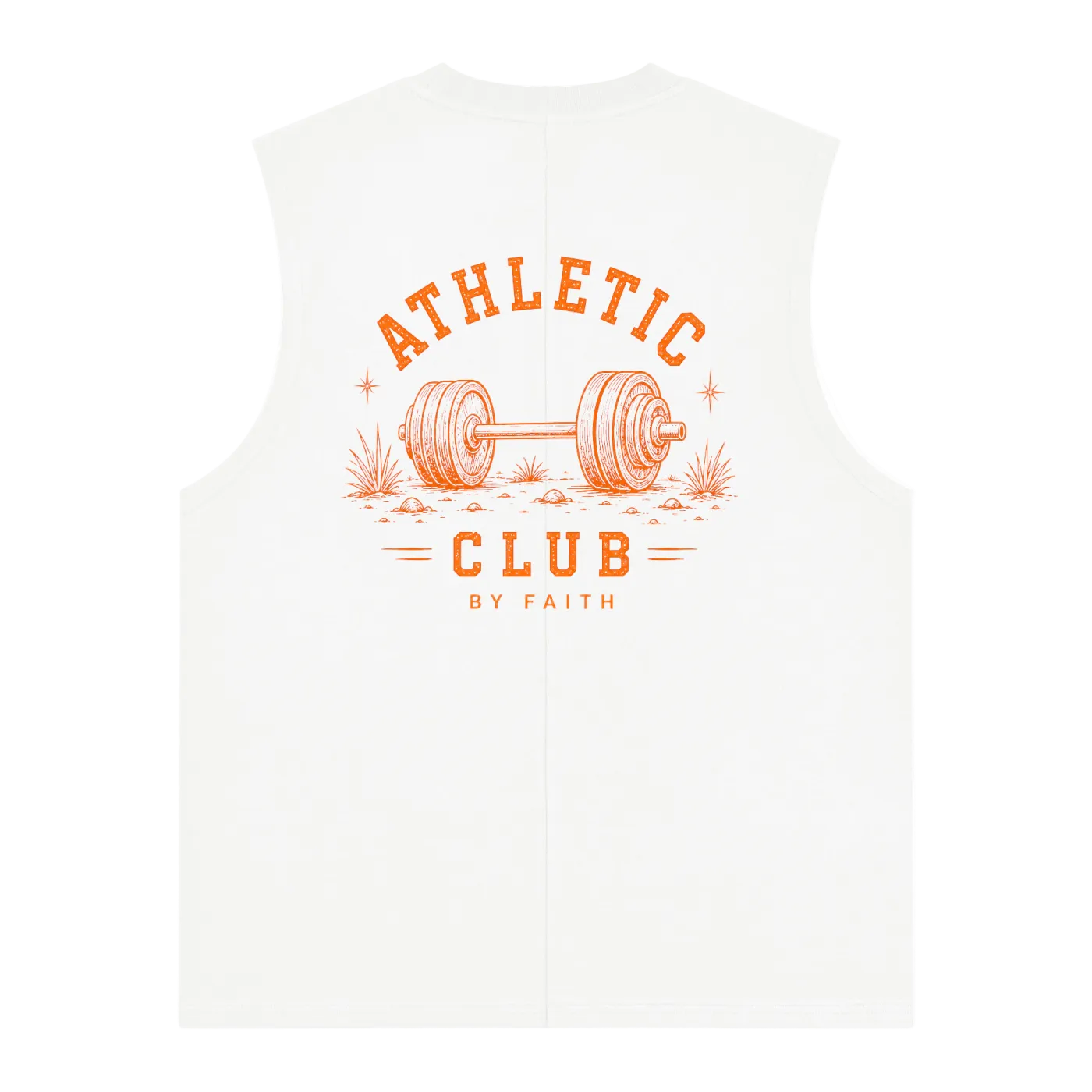 By Faith Athletic Club Goes Western Men’s Heavy Lifting Tank
