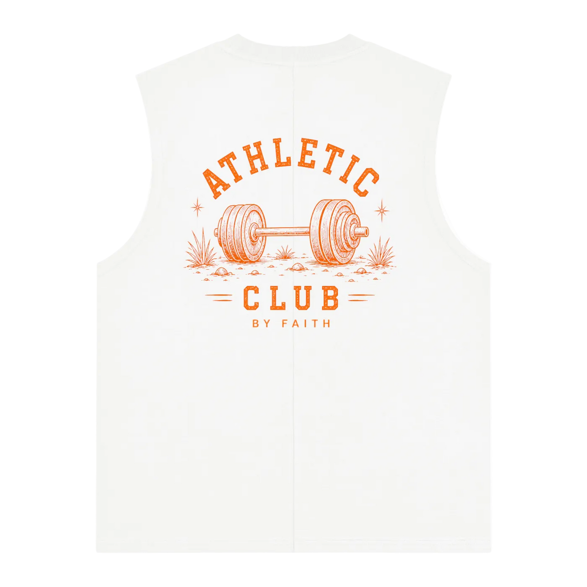 By Faith Athletic Club Goes Western Men’s Heavy Lifting Tank