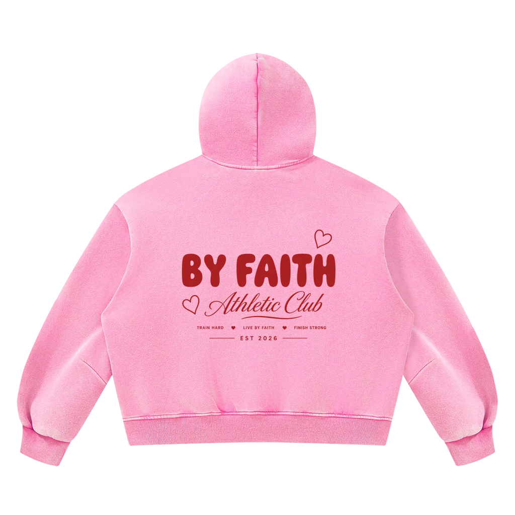 Athletic Club “Love” Boxy Hoodie