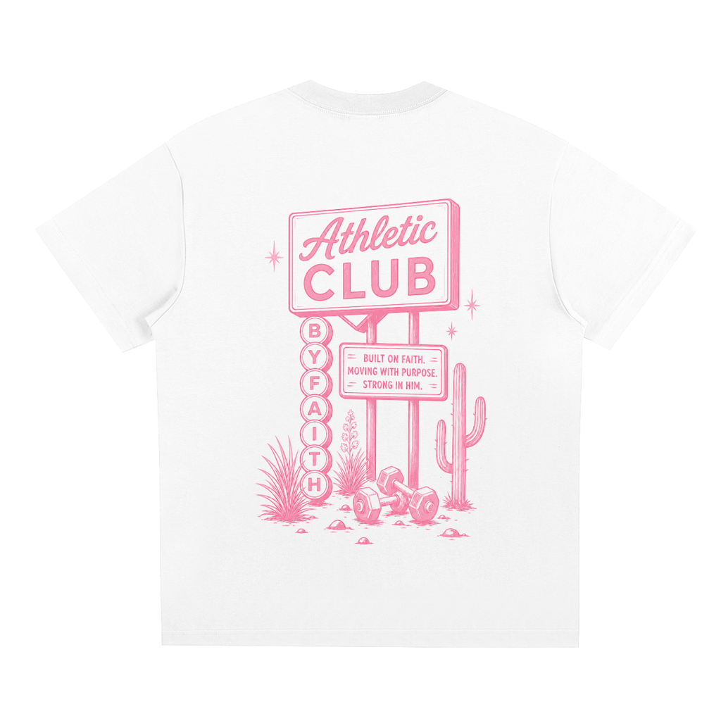 By Faith Athletic Club Goes Western Welcome Sign Tee