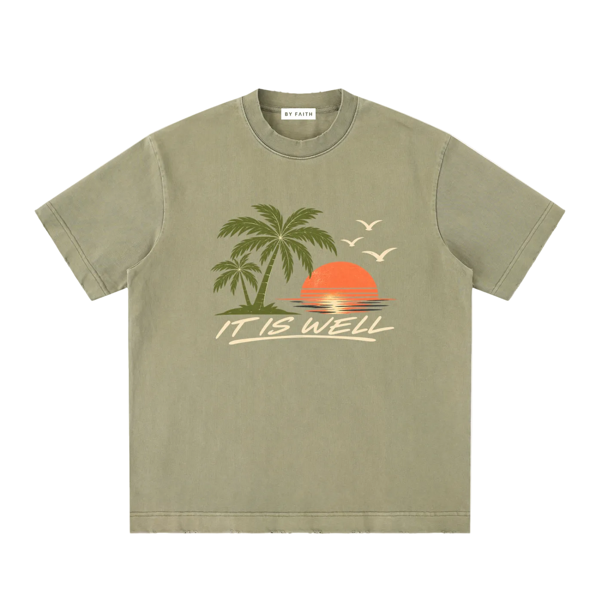 Retro “It Is Well” Tee