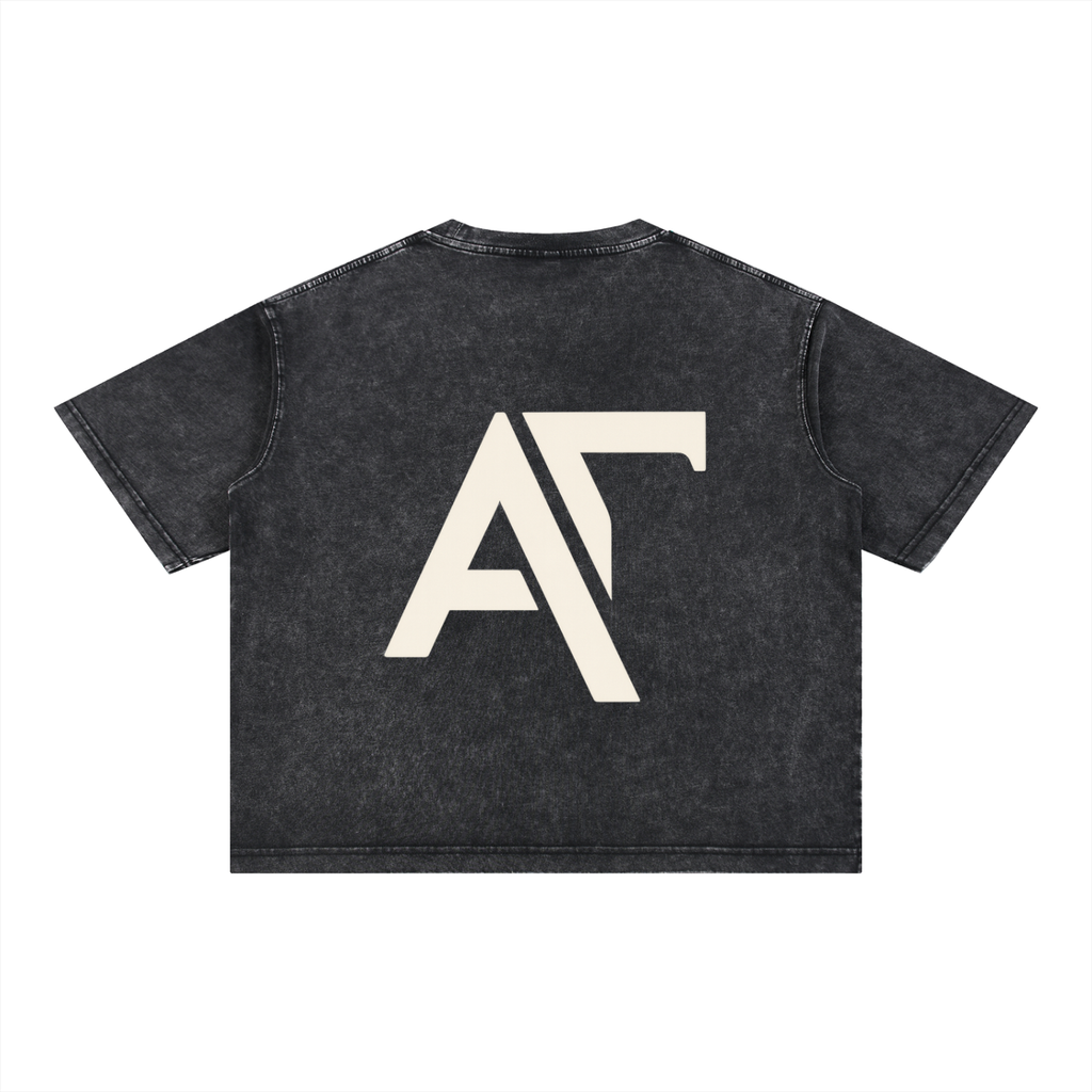 By Faith Mineral Wash Boxy Cotton T-Shirt