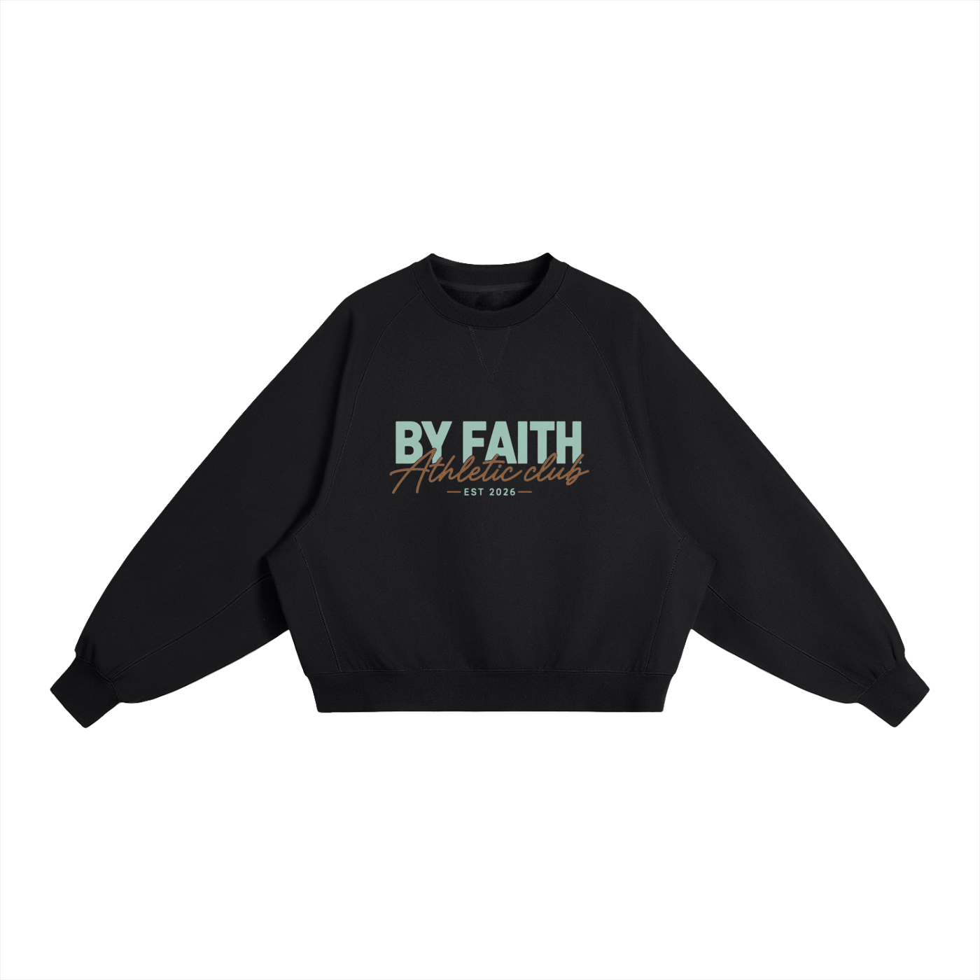 Athletic Club “Chocolate Mint” Boxy Sweatshirt
