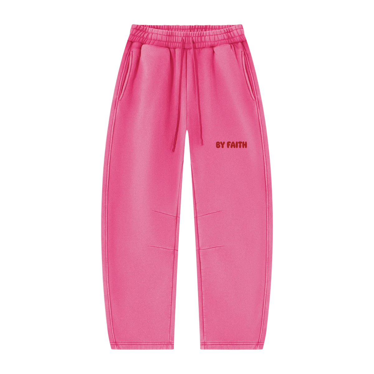Athletic Club “Love” Barrel Leg Sweatpants